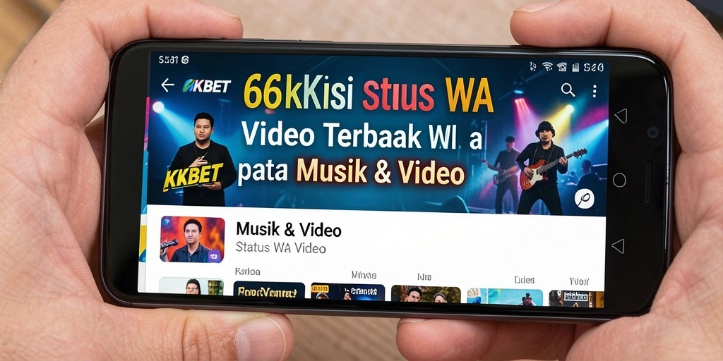 Antarmuka aplikasi 66KBET menampilkan berbagai pilihan video menarik.