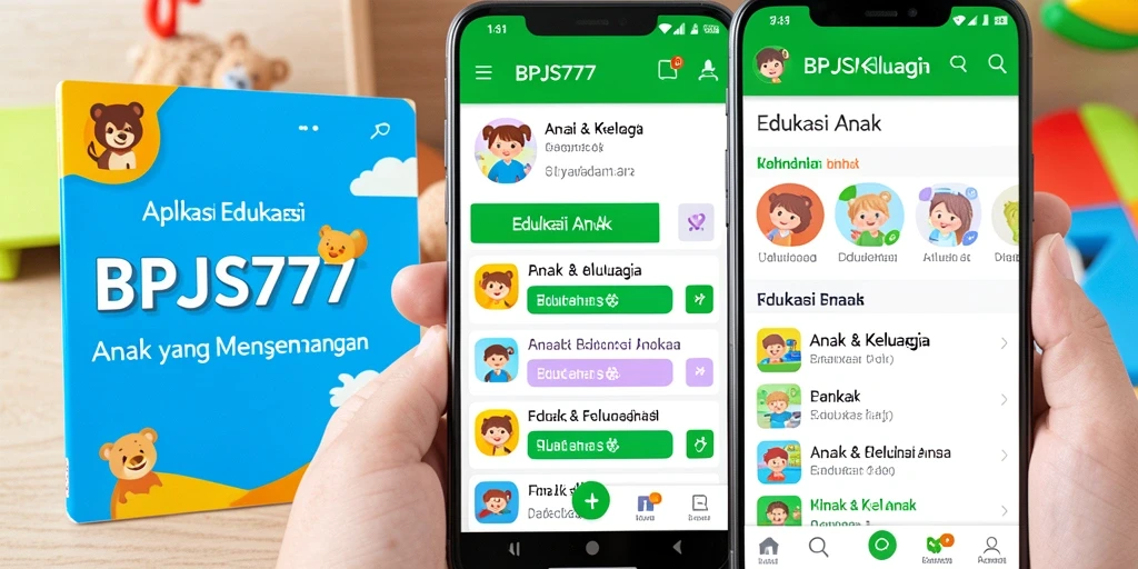 Antarmuka menarik dan interaktif untuk edukasi anak.
