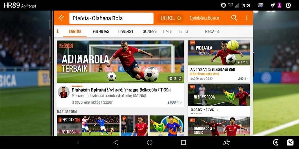 Tampilan antarmuka HR89 yang informatif dan user-friendly.