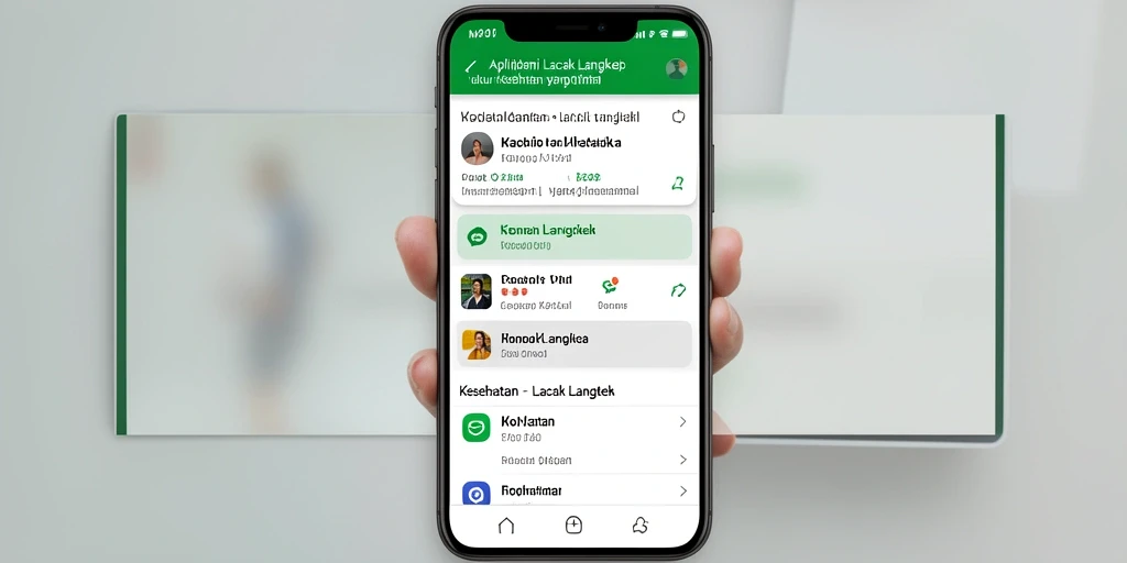 Tampilan utama MPOID menampilkan total langkah dan grafik aktivitas harian.