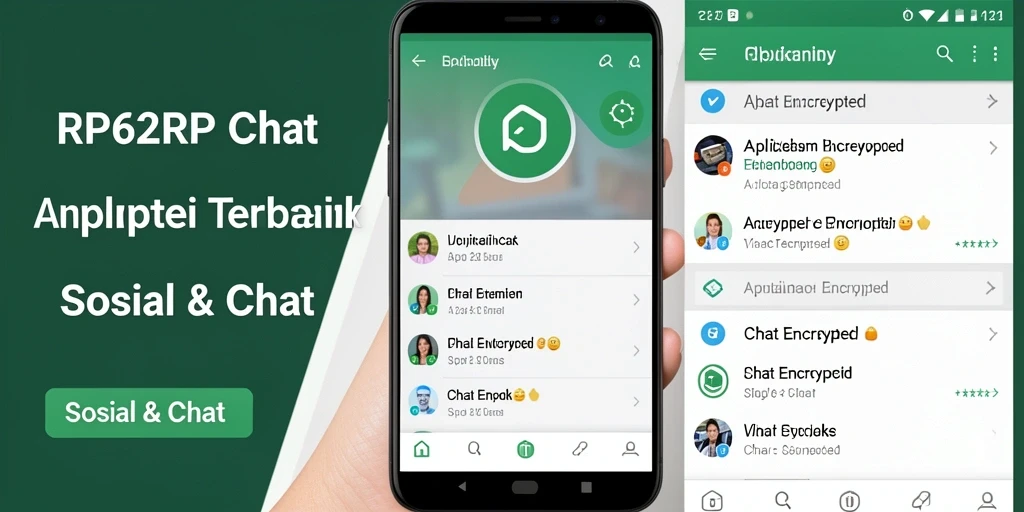 Antarmuka RP62RP yang intuitif dan aman untuk chatting.