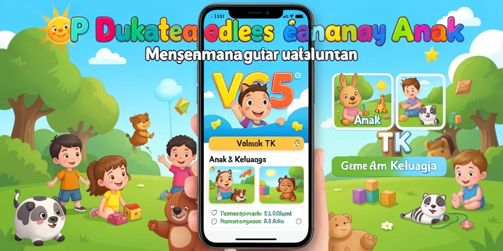 Antarmuka VC5 yang cerah dan interaktif untuk belajar.