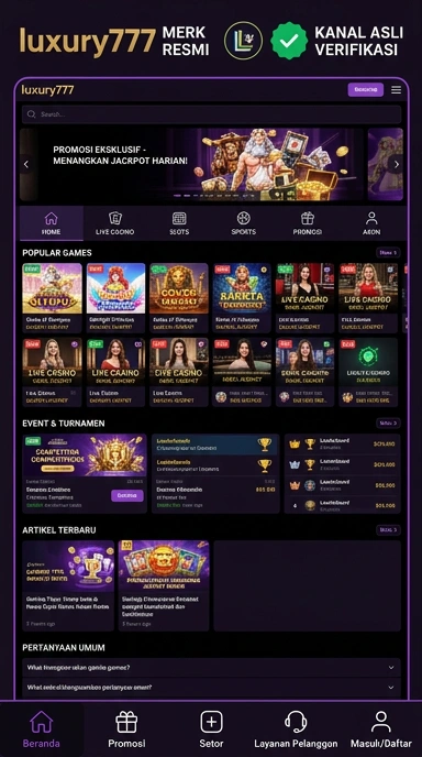 Kanal Resmi Luxury777 untuk Pengguna Android
